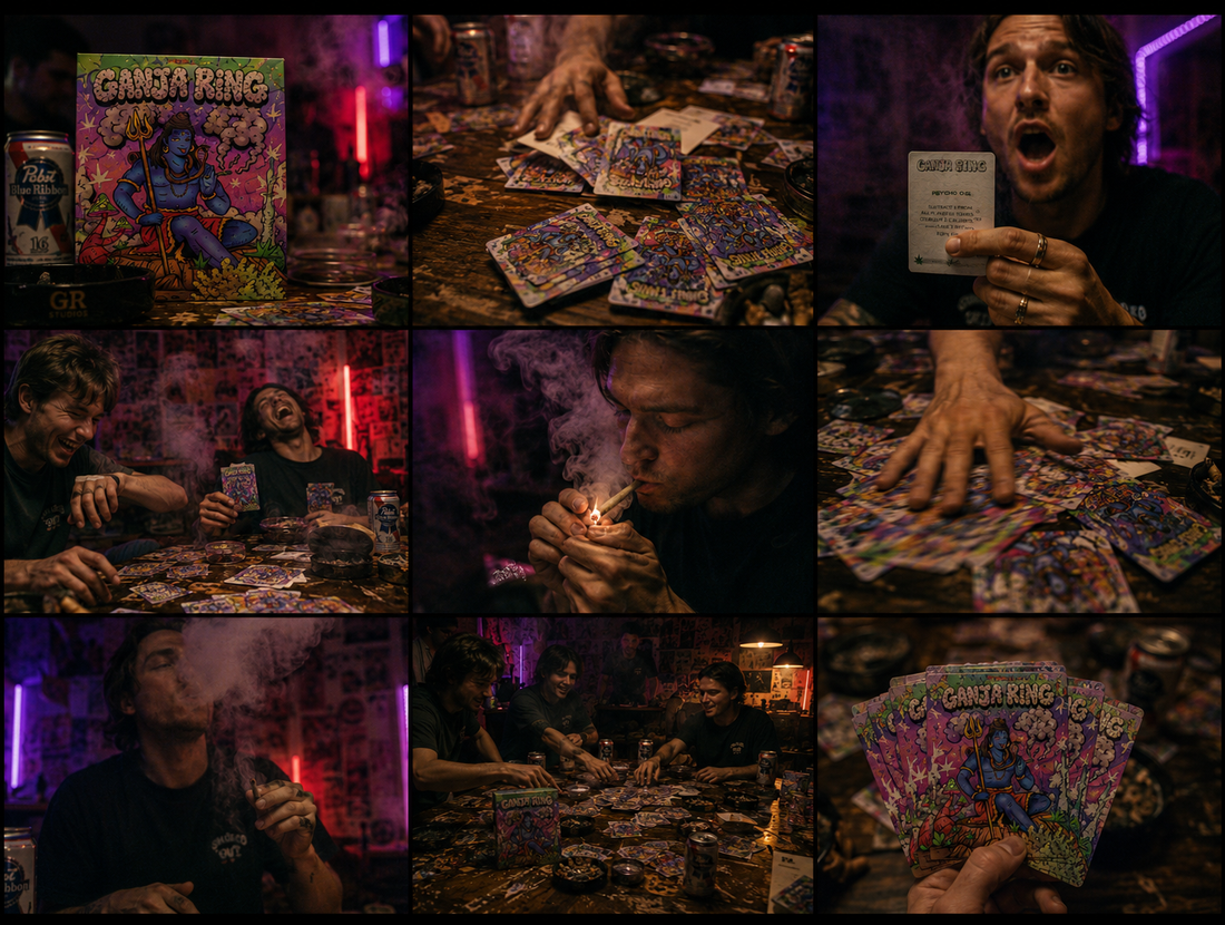 chaotic party scene 