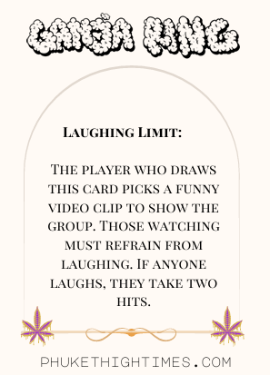 Card with text and decorative elements on a white background