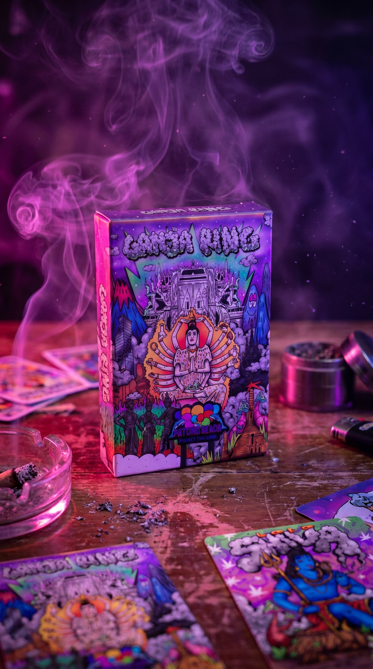 product shot of ganja ring card game