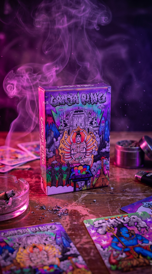 product shot of ganja ring card game